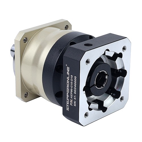 AEP Series 90mm 10:1 Helical Planetary Gearbox Backlash 5arcmin for Servo Motors IP65 - AEP90-G10-D19 | StepperOnline CA AEP Series 90mm 10:1 Helical Planetary Gearbox Backlash 5arcmin for Servo Motors IP65 - AEP90-G10-D19 | StepperOnline CA