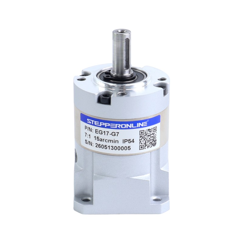 EG Series Planetary Gearbox Gear Ratio 7:1 Backlash 15arc-min for Nema 17 Stepper Motor - EG17-G7 | StepperOnline CA
