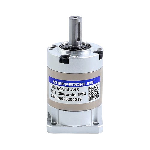 EG Series Planetary Gearbox Gear Ratio 15:1 Backlash 20arc-min for Nema 14 Stepper Motor - EGS14-G15 | StepperOnline CA