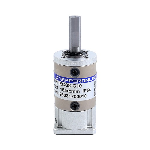 EG Series Planetary Gearbox Gear Ratio 10:1 Backlash 15arc-min for Nema 8 Stepper Motor - EGS8-G10 | StepperOnline CA