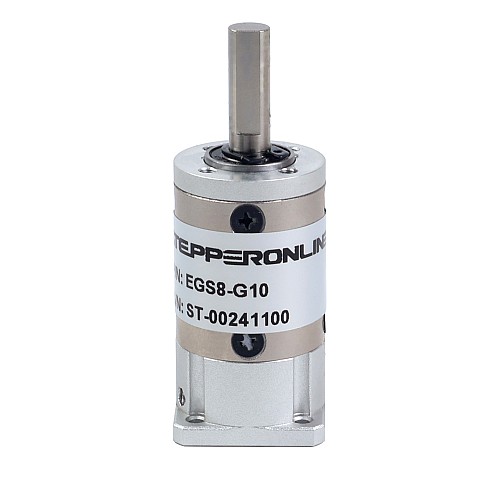 EG Series Planetary Gearbox Gear Ratio 10:1 Backlash 15arc-min for Nema 8 Stepper Motor - EGS8-G10 | StepperOnline CA