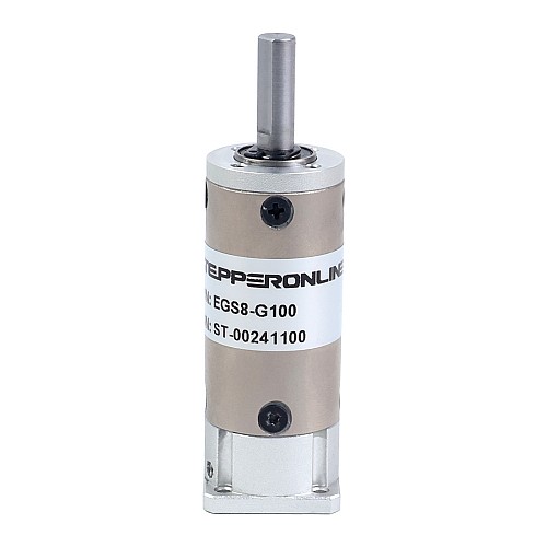 EG Series Planetary Gearbox Gear Ratio 100:1 Backlash 25arc-min for Nema 8 Stepper Motor - EGS8-G100 | StepperOnline CA