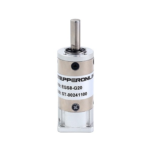 EG Series Planetary Gearbox Gear Ratio 20:1 Backlash 20arc-min for Nema 8 Stepper Motor - EGS8-G20 | StepperOnline CA EG Series Planetary Gearbox Gear Ratio 20:1 Backlash 20arc-min for Nema 8 Stepper Motor - EGS8-G20 | StepperOnline CA