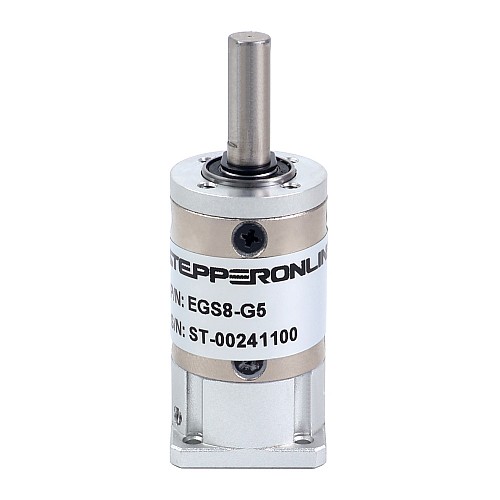 EG Series Planetary Gearbox Gear Ratio 5:1 Backlash 15arc-min for Nema 8 Stepper Motor - EGS8-G5 | StepperOnline CA EG Series Planetary Gearbox Gear Ratio 5:1 Backlash 15arc-min for Nema 8 Stepper Motor - EGS8-G5 | StepperOnline CA