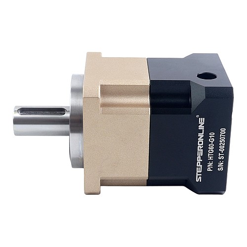 HTG Series 60mm 10:1 Helical Planetary Gearbox Backlash 3arcmin for Servo Motors IP65 - HTG60-G10 | StepperOnline CA