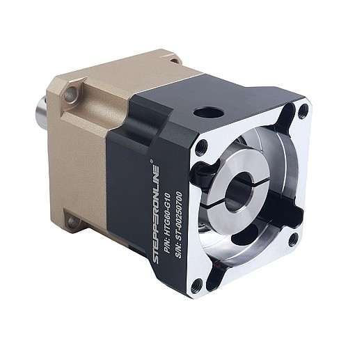 HTG Series 60mm 10:1 Helical Planetary Gearbox Backlash 3arcmin for Servo Motors IP65 - HTG60-G10 | StepperOnline CA