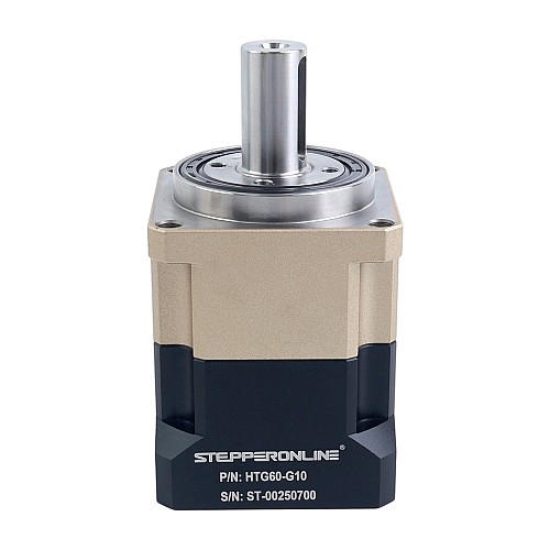 HTG Series 60mm 10:1 Helical Planetary Gearbox Backlash 3arcmin for Servo Motors IP65 - HTG60-G10 | StepperOnline CA
