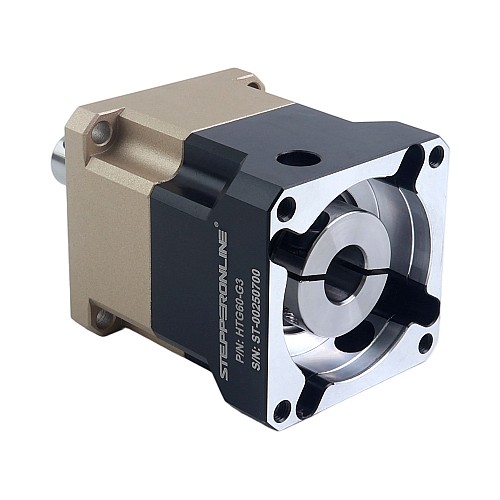 HTG Series 60mm 3:1 Helical Planetary Gearbox Backlash 3arcmin for Servo Motors IP65 - HTG60-G3 | StepperOnline CA