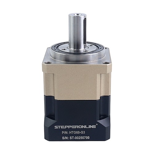 HTG Series 60mm 3:1 Helical Planetary Gearbox Backlash 3arcmin for Servo Motors IP65 - HTG60-G3 | StepperOnline CA