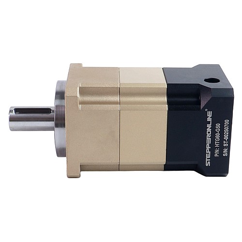 HTG Series 60mm  50:1 Helical Planetary Gearbox Backlash 5arcmin for Servo Motors IP65 - HTG60-G50 | StepperOnline CA