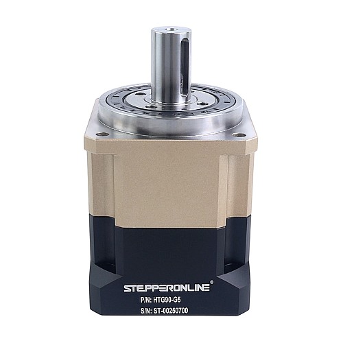 HTG Series 90mm 5:1 Helical Planetary Gearbox Backlash 3arcmin for Servo Motors IP65 - HTG90-G5 | StepperOnline CA