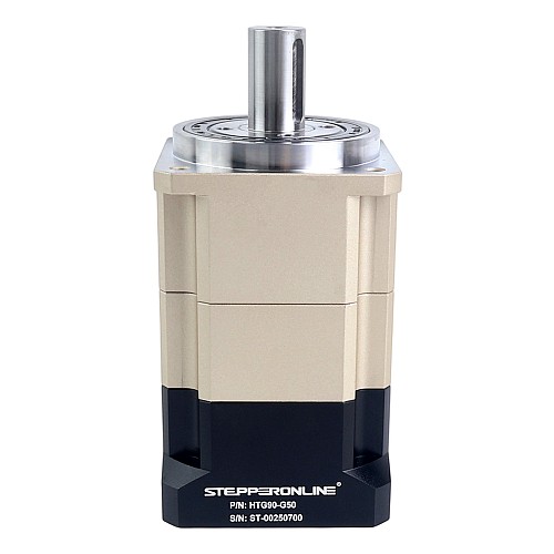 HTG Series 90mm 50:1 Helical Planetary Gearbox Backlash 5arcmin for Servo Motors IP65 - HTG90-G50 | StepperOnline CA