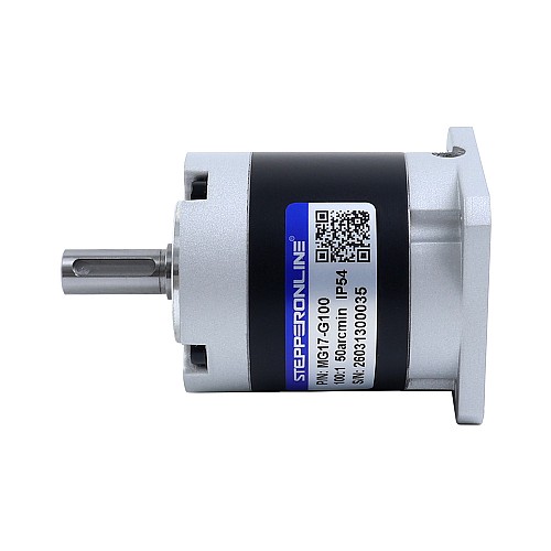 MG Series Planetary Gearbox Gear Ratio 100:1 Backlash 45arc-min for Nema 17 Stepper Motor - MG17-G100 | StepperOnline CA