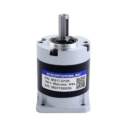 MG Series Planetary Gearbox Gear Ratio 100:1 Backlash 45arc-min for Nema 17 Stepper Motor - MG17-G100 | StepperOnline CA