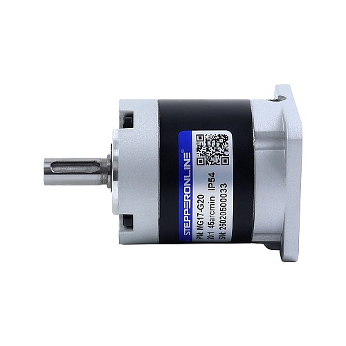 MG Series Planetary Gearbox Gear Ratio 20:1 Backlash 45arc-min for Nema 17 Stepper Motor - MG17-G20 | StepperOnline CA