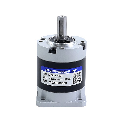 MG Series Planetary Gearbox Gear Ratio 20:1 Backlash 45arc-min for Nema 17 Stepper Motor - MG17-G20 | StepperOnline CA