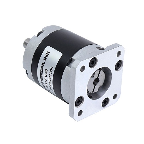 MG Series Planetary Gearbox Gear Ratio 50:1 Backlash 50arc-min for Nema 17 Stepper Motor - MG17-G50 | StepperOnline CA MG Series Planetary Gearbox Gear Ratio 50:1 Backlash 50arc-min for Nema 17 Stepper Motor - MG17-G50 | StepperOnline CA