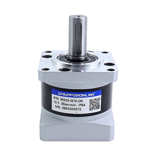MG Series Planetary Gearbox Gear Ratio 10:1 Backlash 30arc-min for 8mm Shaft Nema 23 Stepper Motor - MG23-G10-D8 | StepperOnline CA