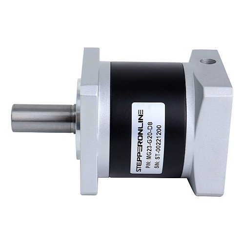 MG Series Planetary Gearbox Gear Ratio 20:1 Backlash 50arc-min for 8mm Shaft Nema 23 Stepper Motor - MG23-G20-D8 | StepperOnline CA
