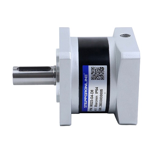 MG Series Planetary Gearbox Gear Ratio 4:1 Backlash 30arc-min for 8mm Shaft Nema 23 Stepper Motor - MG23-G4-D8 | StepperOnline CA