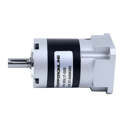 MGL Series Planetary Gearbox Gear Ratio 20:1 Backlash 45arc-min for 5mm Shaft Standard Nema 17 Stepper Motor - MGL17-G20 | StepperOnline CA MGL Series Planetary Gearbox Gear Ratio 20:1 Backlash 45arc-min for 5mm Shaft Standard Nema 17 Stepper Motor - MGL17-G20 | StepperOnline CA