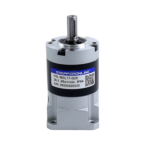 MGL Series Planetary Gearbox Gear Ratio 25:1 Backlash 45arc-min for 5mm Shaft Standard Nema 17 Stepper Motor - MGL17-G25 | StepperOnline CA