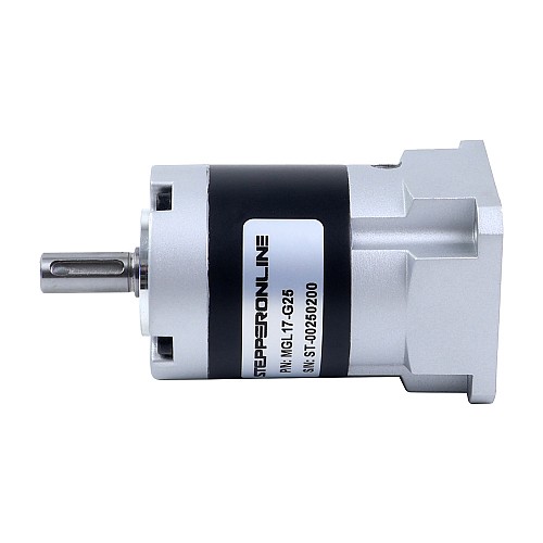 MGL Series Planetary Gearbox Gear Ratio 25:1 Backlash 45arc-min for 5mm Shaft Standard Nema 17 Stepper Motor - MGL17-G25 | StepperOnline CA MGL Series Planetary Gearbox Gear Ratio 25:1 Backlash 45arc-min for 5mm Shaft Standard Nema 17 Stepper Motor - MGL17-G25 | StepperOnline CA