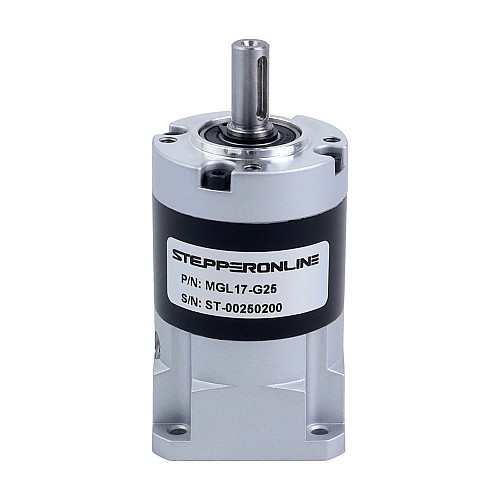 MGL Series Planetary Gearbox Gear Ratio 25:1 Backlash 45arc-min for 5mm Shaft Standard Nema 17 Stepper Motor - MGL17-G25 | StepperOnline CA MGL Series Planetary Gearbox Gear Ratio 25:1 Backlash 45arc-min for 5mm Shaft Standard Nema 17 Stepper Motor - MGL17-G25 | StepperOnline CA