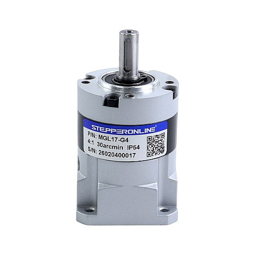 MGL Series Planetary Gearbox Gear Ratio 4:1 Backlash 30arc-min for 5mm Shaft Standard Nema 17 Stepper Motor - MGL17-G4 | StepperOnline CA