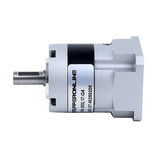 MGL Series Planetary Gearbox Gear Ratio 4:1 Backlash 30arc-min for 5mm Shaft Standard Nema 17 Stepper Motor - MGL17-G4 | StepperOnline CA MGL Series Planetary Gearbox Gear Ratio 4:1 Backlash 30arc-min for 5mm Shaft Standard Nema 17 Stepper Motor - MGL17-G4 | StepperOnline CA