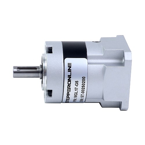 MGL Series Planetary Gearbox Gear Ratio 5:1 Backlash 30arc-min for 5mm Shaft Standard Nema 17 Stepper Motor - MGL17-G5 | StepperOnline CA MGL Series Planetary Gearbox Gear Ratio 5:1 Backlash 30arc-min for 5mm Shaft Standard Nema 17 Stepper Motor - MGL17-G5 | StepperOnline CA
