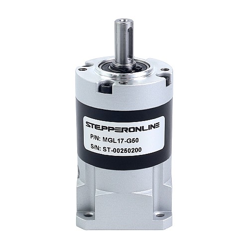 MGL Series Planetary Gearbox Gear Ratio 50:1 Backlash 45arc-min for 5mm Shaft Standard Nema 17 Stepper Motor - MGL17-G50 | StepperOnline CA