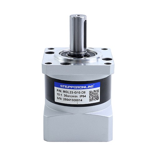 MGL Series Planetary Gearbox Gear Ratio 10:1 Backlash 30arc-min for 8mm Shaft Standard Nema 23 Stepper Motor - MGL23-G10-D8 | StepperOnline CA
