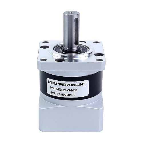 MGL Series Planetary Gearbox Gear Ratio 4:1 Backlash 30arc-min for 8mm Shaft Standard Nema 23 Stepper Motor - MGL23-G4-D8 | StepperOnline CA
