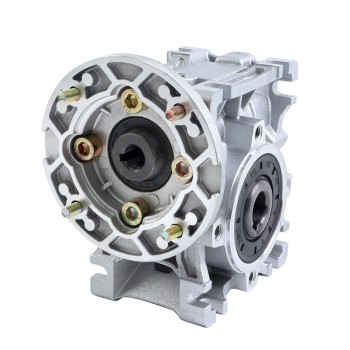 MRVR030 Worm Drive Gearbox 80:1 Ratio Φ9mm Input Shaft with 56B14 Motor Input Flange