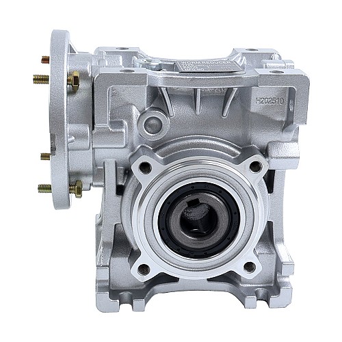 MRVR040 Worm Drive Gearbox 50:1 Ratio Φ11mm Input Shaft with 63B14 Motor Input Flange - MRVR040DB3-G50-D11 | StepperOnline CA