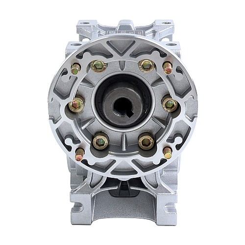 MRVR040 Worm Drive Gearbox 50:1 Ratio Φ11mm Input Shaft with 63B14 Motor Input Flange - MRVR040DB3-G50-D11 | StepperOnline CA