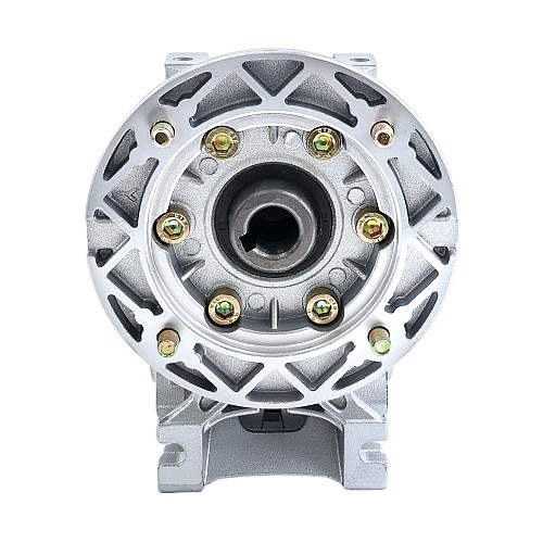 MRVR040 Worm Drive Gearbox 15:1 Ratio Φ14mm Input Shaft with 71B14 Motor Input Flange - MRVR040FB3-G15-D14 | StepperOnline CA
