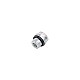 MRVR063 Worm Drive Gearbox 20:1 Ratio Φ14mm Input Shaft with 71B14 Motor Input Flange - MRVR063FB3-G20-D14 | StepperOnline CA