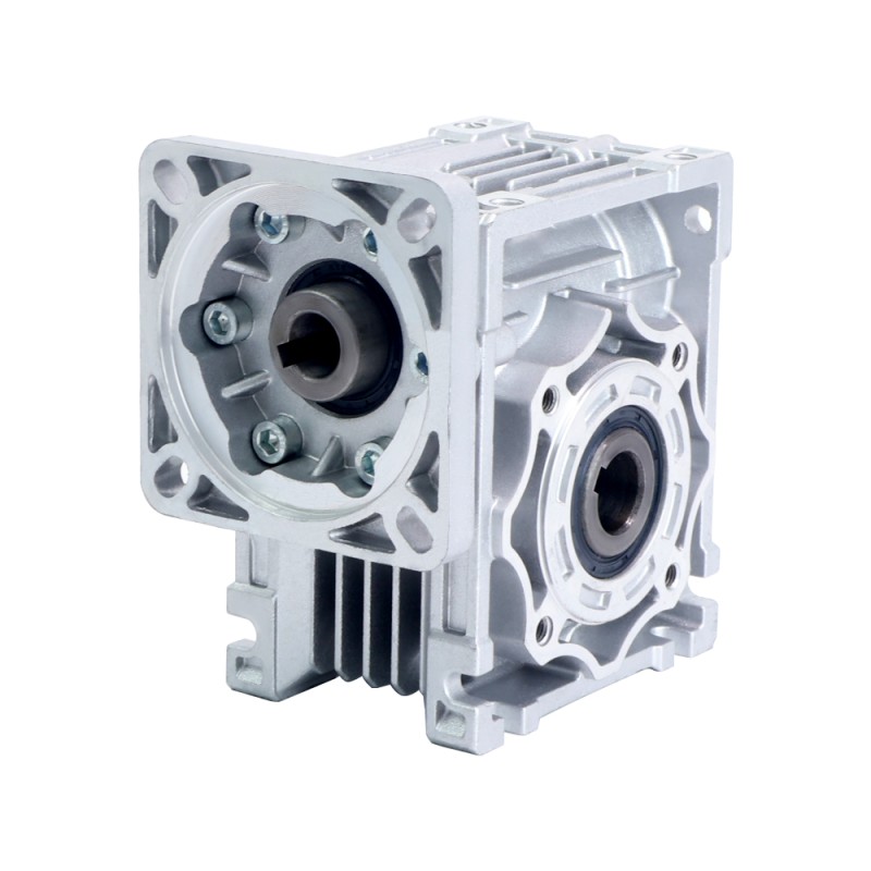 50:1 Worm Gearbox NMRV40 Worm Gear Speed Reducer 14mm Input Shaft Diameter - NMRV40-G50-D14 | StepperOnline CA