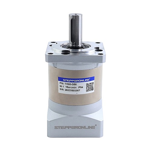 TG Series 60mm 50:1 Planetary Gearbox Backlash 15arc-min for Servo Motors - TG60-G50 | StepperOnline CA
