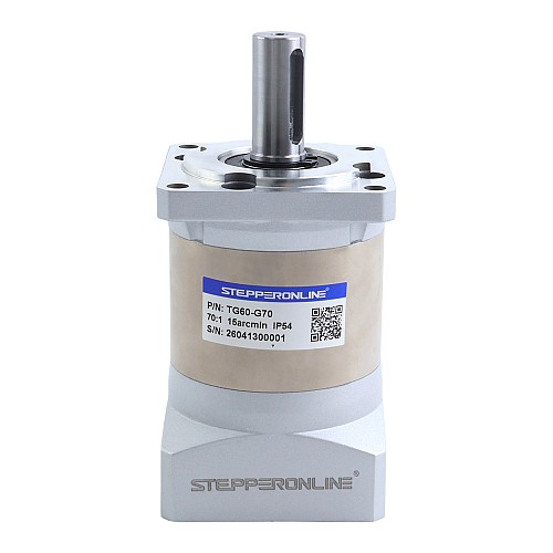 TG Series 60mm 70:1 Planetary Gearbox Backlash 15arc-min for Servo Motors - TG60-G70 | StepperOnline CA