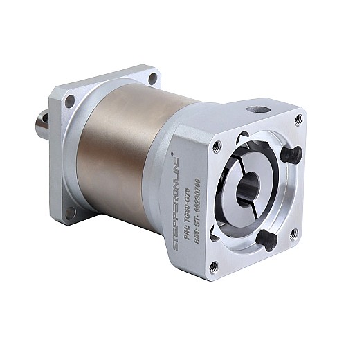 TG Series 60mm 70:1 Planetary Gearbox Backlash 15arc-min for Servo Motors - TG60-G70 | StepperOnline CA