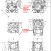50:1 Worm Gearbox NMRV40 Worm Gear Speed Reducer 14mm Input Shaft Diameter - NMRV40-G50-D14 | StepperOnline CA