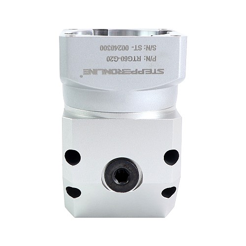RTG Series 60mm 20:1 Right Angle Planetary Gearbox Backlash 15arc-min for Servo Motors - RTG60-G20 | StepperOnline CA RTG Series 60mm 20:1 Right Angle Planetary Gearbox Backlash 15arc-min for Servo Motors - RTG60-G20 | StepperOnline CA