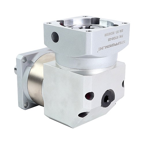 RTG Series 60mm 5:1 Right Angle Planetary Gearbox Backlash 10arc-min for Servo Motors - RTG60-G5 | StepperOnline CA