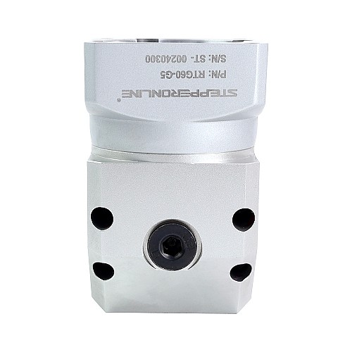 RTG Series 60mm 5:1 Right Angle Planetary Gearbox Backlash 10arc-min for Servo Motors - RTG60-G5 | StepperOnline CA