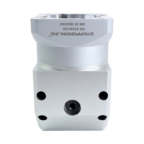 RTG Series 90mm 20:1 Right Angle Planetary Gearbox Backlash 15arc-min for Servo Motors - RTG90-G20 | StepperOnline CA RTG Series 90mm 20:1 Right Angle Planetary Gearbox Backlash 15arc-min for Servo Motors - RTG90-G20 | StepperOnline CA