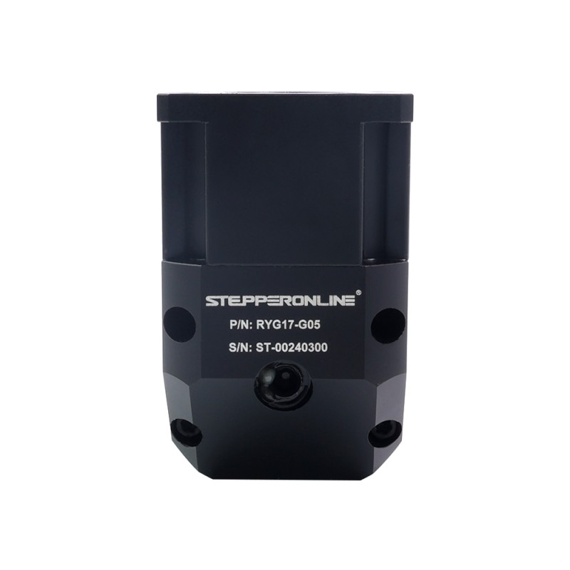 RYG Series Right Angle Planetary Gearbox Gear Ratio 5:1 Backlash 15arc-min for Nema 17 Stepper Motor - RYG17-G05 | StepperOnline CA