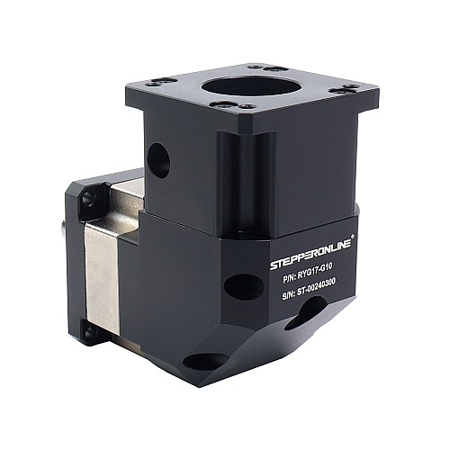 RYG Series Right Angle Planetary Gearbox Gear Ratio 10:1 Backlash 15arc-min for Nema 17 Stepper Motor - RYG17-G10 | StepperOnline CA